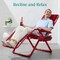 Best Choice Products Monochromatic Zero Gravity Chair, Folding Patio Recliner w/Side Tray, Headrest